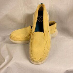 Captain’s Moc Slip-On Sneakers Pale Banana Yellow Size 6